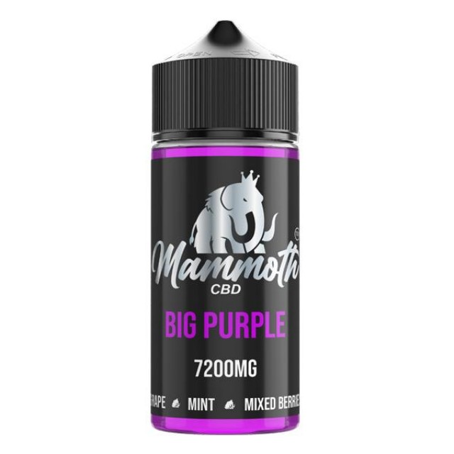 Mammoth CBD Big Purple 7200mg CBD E-liquid 120ml (30VG/70PG)